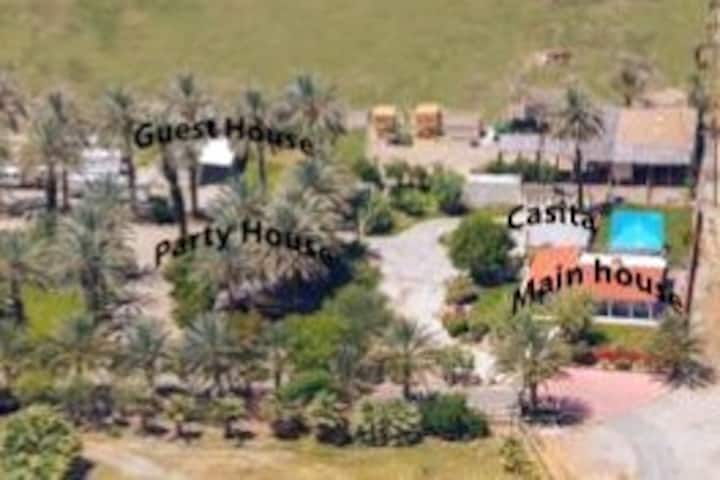 A map of the area where the party house is located.